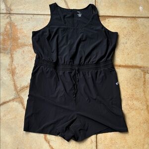 Torrid Black Sleeveless Active Romper